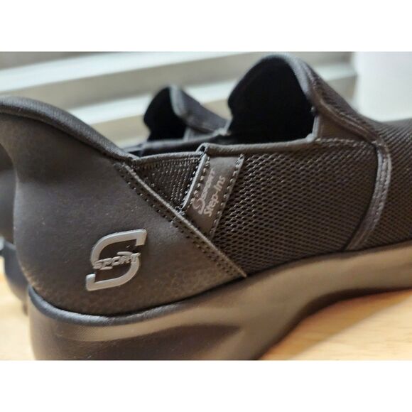 S Sport by Skechers black memory foam Step Ins mens 10.5 - Picture 4 of 9